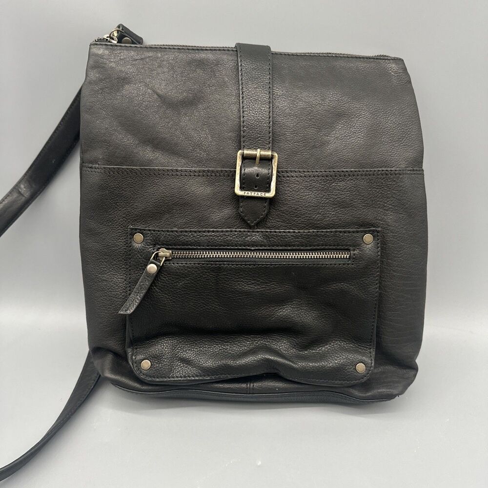 Fatface AVA Multifunctional Pebbled Leather Bag Backpack BLACK RRP NEW WITH TAGS